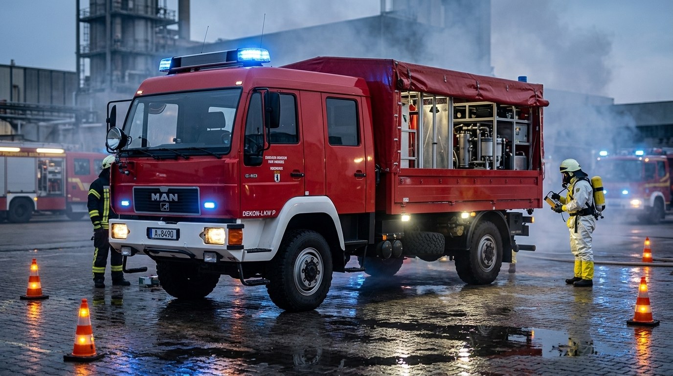 Dekontaminations-LKW Personen